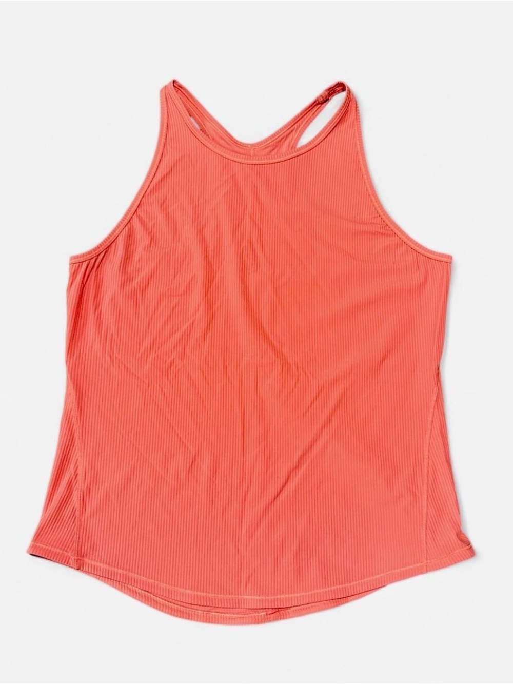 Lululemon Base Pace Ribbed Tank Top Raspberry Cream Size 12 Like New